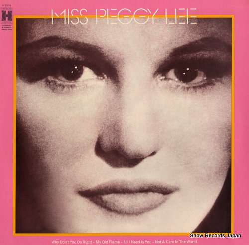LEE, PEGGY miss peggy lee H30024