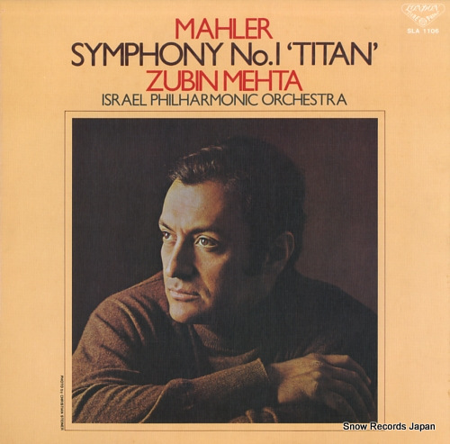 MEHTA, ZUBIN mahler; symphony no.1 