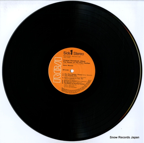 MANCINI, HENRY the return of the pink panther RCA-5222