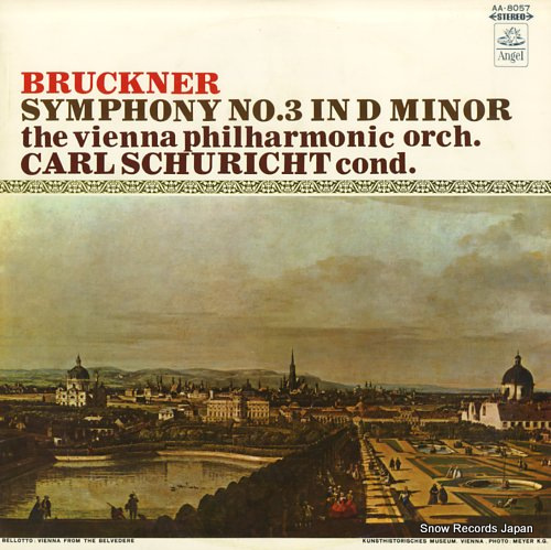 SCHURICHT, CARL bruckner; symphony no.3 in d minor AA.8057