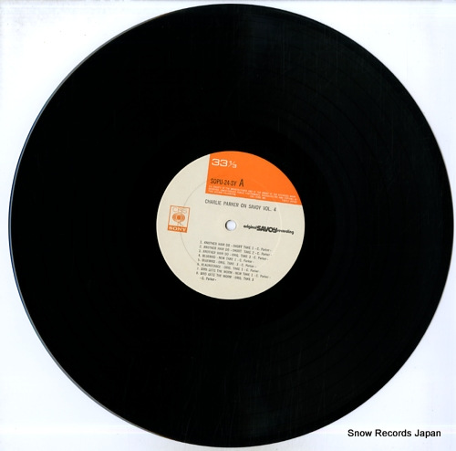 PARKER, CHARLIE charlie parke on savoy vol.4 SOPU24-SY