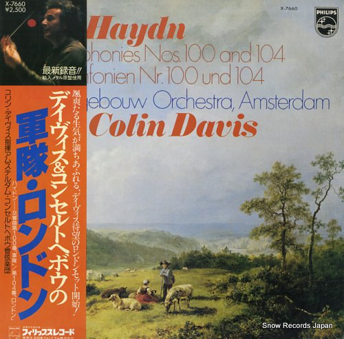 DAVIS, COLIN haydn; symphonies nos.100 & 104 X-7660 - front cover