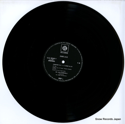 BARBIROLLI, JOHN sibelius; symphony no.1 & 5 ULS-3043/44-Y