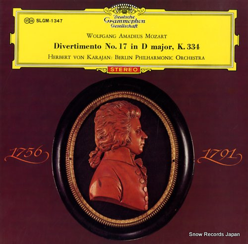 KARAJAN, HERBERT VON mozart; divertimento no.17 in d major, k.334 SLGM-1347