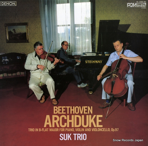 SUK TRIO beethoven; trio in b-flat major, op.97 for piano, violin and violoncello 