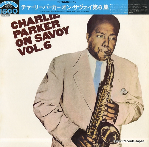 PARKER, CHARLIE charlie parker on savoy vol.6 SOPU-26-SY