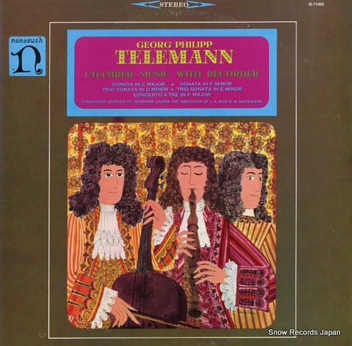 MATHIESEN, I. K. AND A. H. telemann; chamber music with recorder H-71065