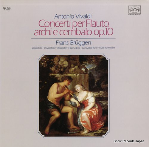 BRUGGEN, FRANS vivaldi; concerti per flauto, archi e cembalo op.10 RSL-3007