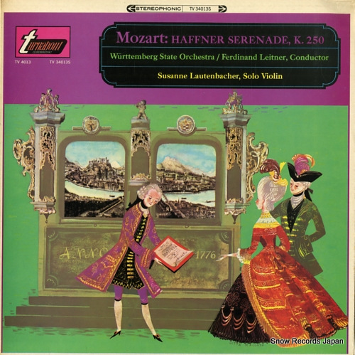LEITNER, FERDINAND mozart; haffner serenade, k.250 TV34013S
