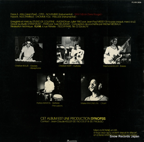 SYNOPSIS gamme rock progressif FLVM3026