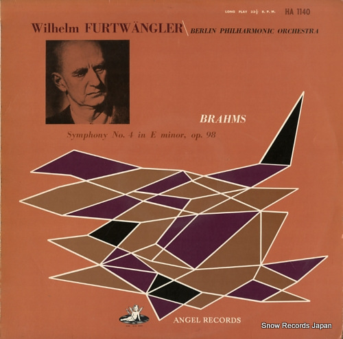 FURTWANGLER, WILHELM brahms; symphony no.4 in e minor, op.98 HA1140
