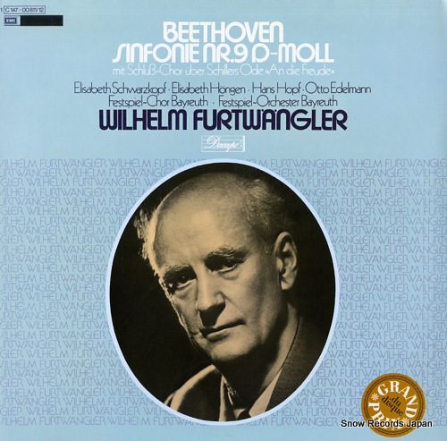 FURTWANGLER, WILHELM beethoven; sinfonie nr.9 d-moll 1C147-00811/12