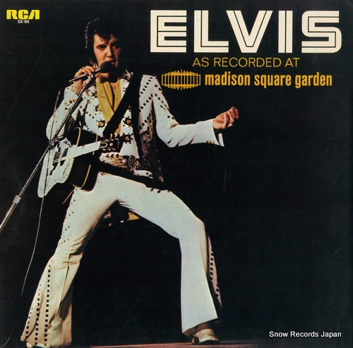 PRESLEY, ELVIS as recorded at madison square garden SX-86