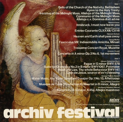 V/A archiv festival MA9901