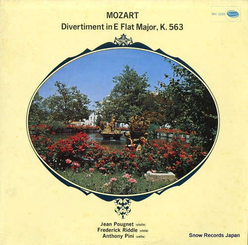 POUGNET, JEAN mozart; divertiment in e flat major, k.563 MH5235