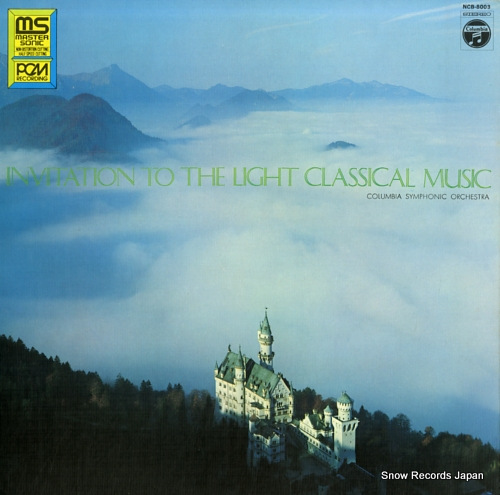 COLUMBIA SYMPHONIC ORCHESTRA invitation to the light classical music NCB-8003