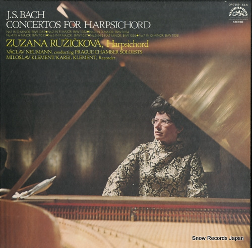 RUZICKOVA, ZUZANA bach; concertos for harpsichord OP-7159-61-S