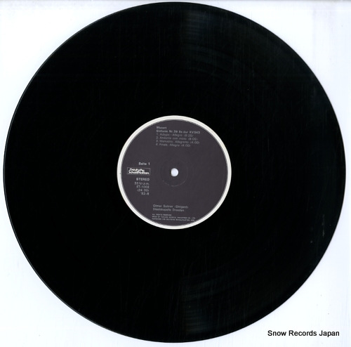 SUITNER, OTMAR mozart; sinfonie nr.39 & 32 & 34 ET-1002 - disc