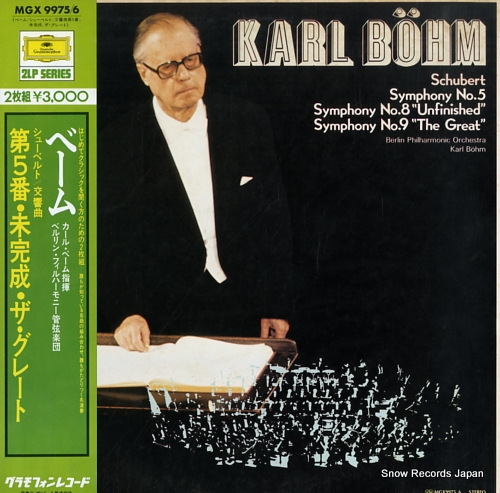 BOHM, KARL schubert; symphony no.5, 8 