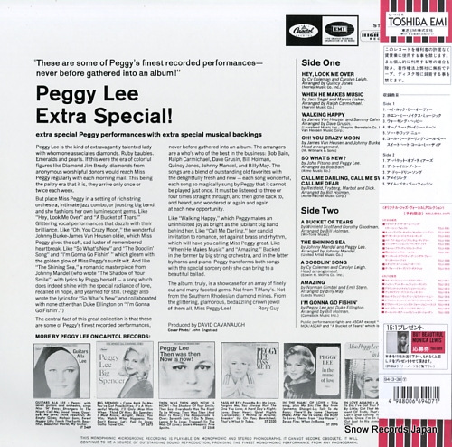 LEE, PEGGY extra special ! TOJJ-5909