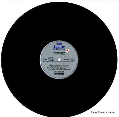 MELKUS, EDUARD bach; violinkonzerte 20MA0061