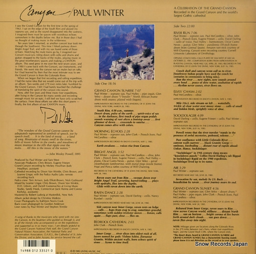 WINTER, PAUL canyon C28Y5044