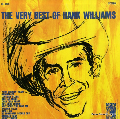 ϥ󥯡ꥢॹ the very best of hank williams SE-4168