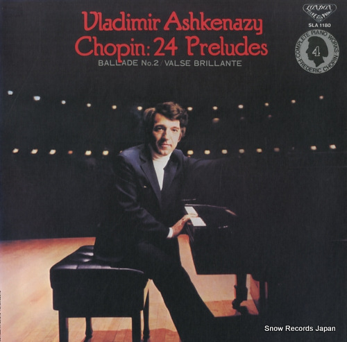 ASHKENAZY, VLADIMIR chopin; 24 preludes SLA1180