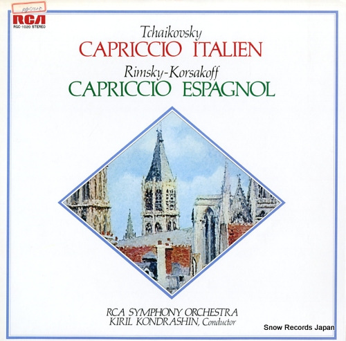 KONDRASHIN, KIRIL tchaikovsky; capriccio italien RGC-1020