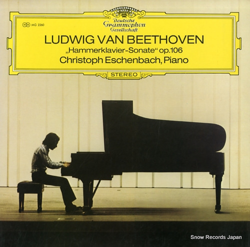 ESCHENBACH, CHRISTOPH beethoven; hammerklavier-sonate op.106 MG2260