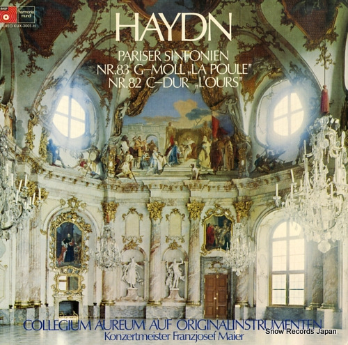 COLLEGIUM AUREUM haydn; pariser sinfonien nr.83 & 82 KUX-3001-H