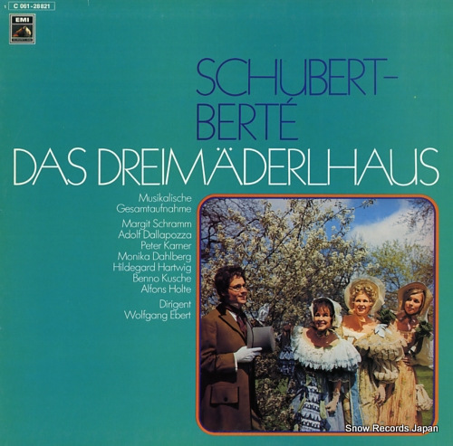 EBERT, WOLFGANG schubert-berte; das dreimaiderlhaus 1C061-28821 - front cover