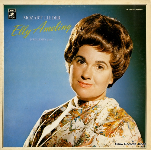 AMELING, ELLY mozart; lieder EAC-85022 - front cover