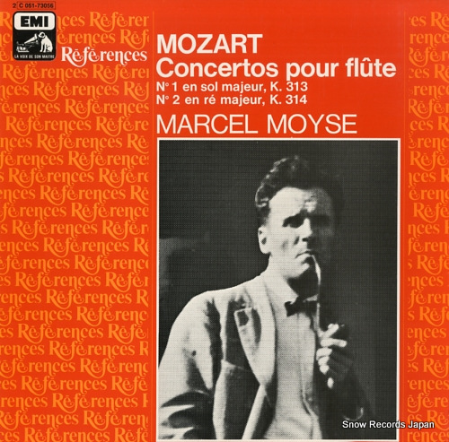 MOYSE, MARCEL mozart; concertos pour flute no.1 & 2 2C051-73056 - front cover