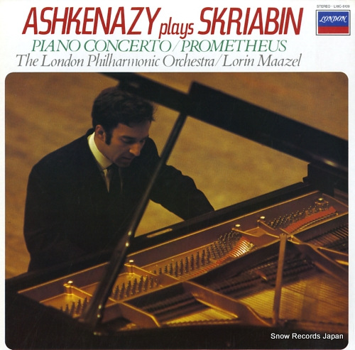 ASHKENAZY, VLADIMIR ashkenazy plays skriabin L18C-5109