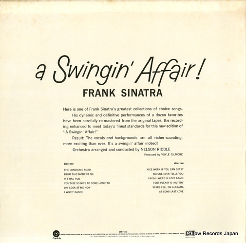 SINATRA, FRANK a swingin' affair! SM-11502