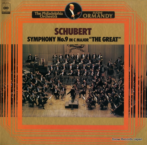 ORMANDY, EUGENE schubert; symphony no.9 