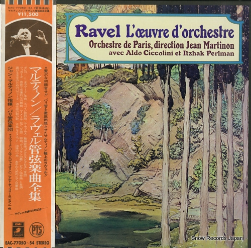 MARTINON, JEAN ravel; l'oeuvre d'orchestre EAC-77050-54