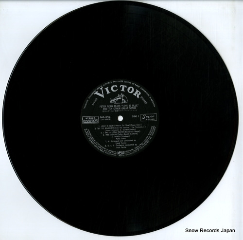 NERO, PETER peter nero plays love is blue and ten other great songs SHP-5716
