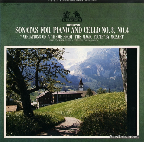 FOURNIER, PIERRE beethoven; sonatas for piano and cello no.3 & 4 MH5015
