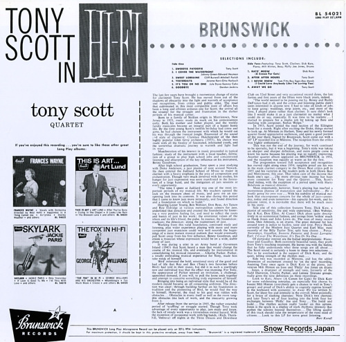 SCOTT, TONY tony scott in hi-fi MVJJ-30026 / BL-54021