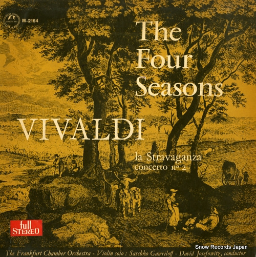 GAWRILOFF, SACHKO vivaldi; the four seasons M-2164