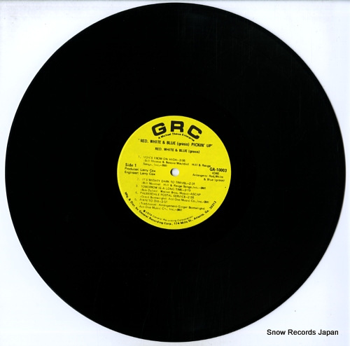 RED, WHITE & BLUE (GRASS) pickin' up GA-10003