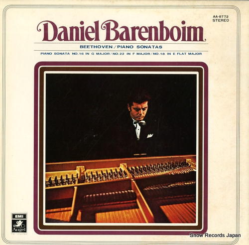 BARENBOIM, DANIEL beethoven; piano sonatas (no.16, no.22 & no.18) AA-8772