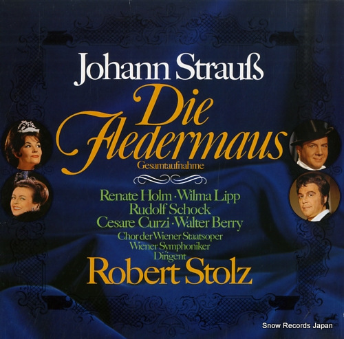 STOLZ, ROBERT strauss; die fledermaus 88610XDE - front cover