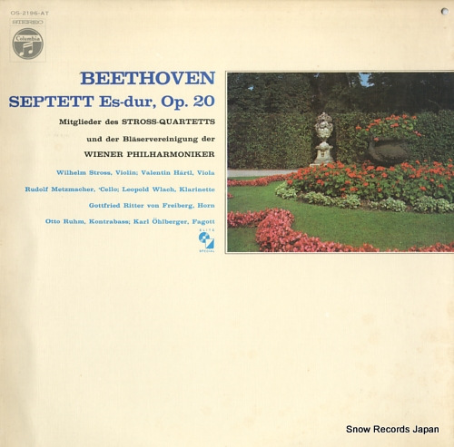 STROSS-QUARTETTS beethoven; septett es-dur, op.20 OS-2196-AT