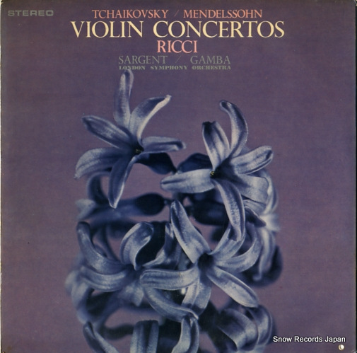 RICCI, RUGGIERO mendelssohn; violin concerto in e minor op.64 SLC1223