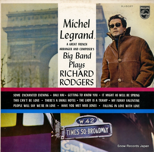 LEGRAND, MICHEL michel legrand big band plays richard rodgers RJ-5037
