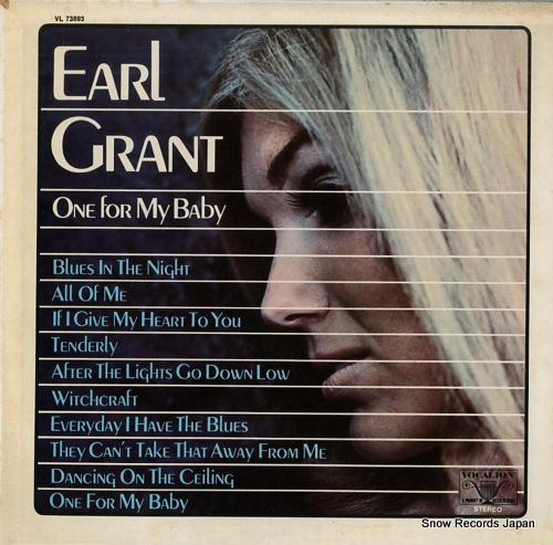 GRANT, EARL one for may baby VL73893