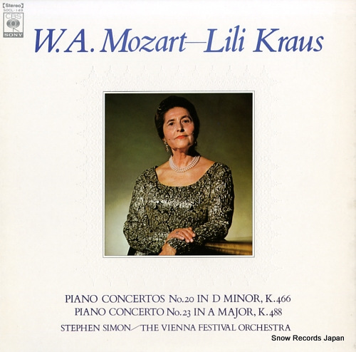 KRAUS, LILI mozart; piano cocnertos no.20, no.23 SOCL-149